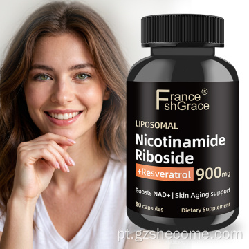 Cápsulas Shecome NMN para adulto nicotinamida resveratrol